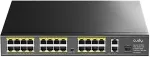CUDY FS1026PS1 network switch Unmanaged Gigabit Ethernet (10/100/1000) Power over Ethernet (PoE) Black