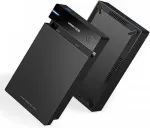 Sourcing Ugreen 50422 drevkabinet HDD/SSD kabinet Sort 2.5/3.5