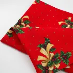 Home4you Laudlina CHRISTMAS NEW 134x180cm, punane kimp, 50% pol&uuml;ester, 50% puuvill, kangas 032