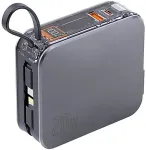 4smarts 541287 mobile device charger Laptop, Smartphone, Smartwatch, Tablet, Universal Silver DC Fast charging Indoor