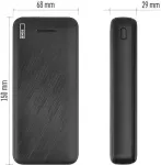 EMOS V&auml;line aku AlphaQ3, 20 000 mAh, 22,5 W, must