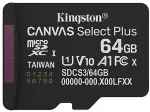 M&auml;lukaart Kingston Technology Kingston Canvas Select Plus/Micro SDXC/64GB/UHS-I U1 / Class 10