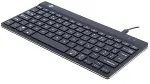 Klaviatuur R-GO COMPACT BREAK KEYBOARD AZERTY FR BLACK WIRED
