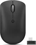 Hiir Lenovo | Wireless Compact Mouse | 400 | Red optical sensor | Wireless | 2.4G Wireless via USB-C receiver | Black | 1 year(s)
