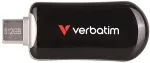 M&auml;lukaart VERBATIM Plectra 512GB USB 3.2 Gen 1 / USB-C USB stick Sort