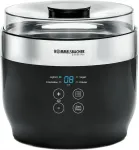 ROMMELSBACHER JG 80 "Jona" yoghurt maker&nbsp;(black / stainless steel)