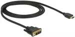 DeLOCK Kabel DVI 18+1 St > HDMI-A St 1.0m schwarz