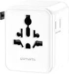 4SMARTS Travel adapter 20W GaN Nomad 2xUSB-C + 1xA