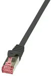Logilink Patchkabel CAT6 S/FTP AWG27 PIMF 0,50m schw.