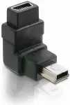 DeLOCK Adapter USB-B mini 5 Pin Stecker zu Buchse 90&deg;gewinkelt