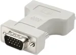 Techly DVI Adapter, VGA Stecker auf DVI Buchse