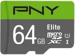 M&auml;lukaart PNY CARD Micro XC Card 64GB Elite CL.10 U1 retail