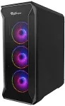 Korpus NATEC Computer case Genesis IRID 505 ARGB V2/Midi Tower/Transpar./Black