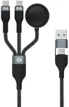 Conceptronic Kabel USB-C/-A2.0->USB-C/AWC/PD 480Mbs 1.50m sw