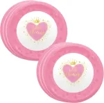 Procos korduvkasutatav peotaldrik, 21cm, 6 tk, My Little Princess