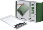 Inter-Tech HDD Geh&auml;use 2,5" Argus GD-25000 USB 3.0 transpare