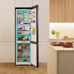 K&uuml;lmik Gorenje NRB620E61BX4WFE Freestanding fridge freezer 413 L Black