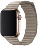DEVIA Elegant Leather Loop(44mm) for Apple Watch stone