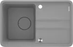Deante 1-bowl granite sink with drainer