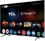Teler TCL Corporation TCL 55T8C (138.8 cm (55 inches), black, UltraHD/4K, Google TV, triple tuner, 144Hz panel)