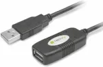 TECHly USB 2.0 Aktive Verl&auml;ngerung, Hi-Speed, 10m, schwarz