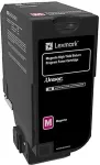 Tooner LEXMARK Toner 74C2HM0 - Magenta - Kapazit&auml;t: 12.000 Seiten (74C2HM0)