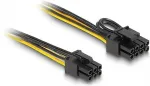 DELOCK Stromkabel PCI Express 6 Pin Stecker zu PCI Express 6+2 Pin Stecker 50 cm