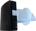 TUYA Recuperator for thin Wall, Single-Room upto 46m2, with CO2 Sensor, Wi-Fi, , black