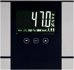 Kaalud Adler Bathroom scale with analyzer AD 8165 Maximum weight (capacity) 225 kg Accuracy 100 g Body Mass Index (BMI) measuring Stainless steel/Black