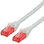 Goobay RJ45 CAT6 UTP 3M Usk&aelig;rmet flad hvid