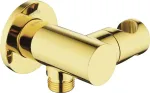 Deante Round angled connector with handset holder