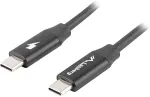 NONAME LANBERG USB-C M/M USB2 Kabel 0,5m QUICK CHARGE 4.0 schwarz