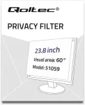 QOLTEC 51059 display privacy filters 60.5 cm (23.8")