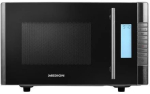 Mikrolaineahi Medion MD 14482 Black, Stainless steel Grill microwave Countertop 20 L 800 W
