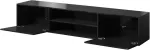 Cama MEBLE RTV cabinet SLIDE 200K 200x40x37 cm all in gloss black