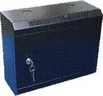 DATACOM 10" single-piece rack 6U/140 black sheet metal door