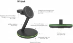 ICY BOX 3-in-1 Magnetische Ladestation Apple Watch/ IPhone/ AirPods