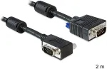 DeLOCK VGA-Kabel D-Sub15 -> D-Sub15 St/St 2.00m sw 90