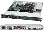 Korpus Super Micro Supermicro SC111 TQ-600CB - Rack - einbauf&auml;hig - 1U - Erweitertes ATX - SATA/SAS - Hot-Swap 600 Watt - Schwarz (CSE-111TQ-600CB)
