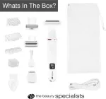 Epilaator Rio SHTR-EU/1.3 Go Smooth 4-In-1 Lady Shaver & Bikini Trimmer, White