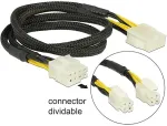 DeLOCK Verl&auml;ngerungskabel Stromversorgung 8 Pin EPS Stecker (2 x 4 Pin) > 8 Pin EPS Buchse 44 cm