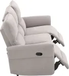 Home4you Diivan DAMIKA 3-kohaline elektriline recliner 200x92xH103cm, hall