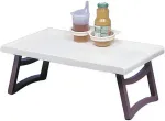 SUNDO Bedside table for meals with handles