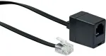 SCHWAIGER Telefon-Verl&auml;ngerung RJ11 6P4C auf RJ11 6P4C 10m
