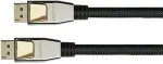 PYTHON Series PYTHON DisplayPort 1.2 Kabel 10m 4K2K UHD vergoldet OFC St./St. schwarz