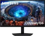 Monitor SAMSUNG | Odyssey G8 LS27HG806EFXEN | 27 " | IPS | QHD | 16:9 | 360 Hz | 1 ms | 5120 x 2880 pixels | 350 cd/m&sup2; | HDMI ports quantity 2 | Black