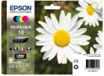 Tooner EPSON 18 Multipack - 4er-Pack - Schwarz, Gelb, Cyan, Magenta - Original - Blisterverpackung - Tintenpatrone - f&uuml;r Expression Home XP-212, 215, 225, 312, 315, 322, 325, 412, 415, 422, 425 (C13T18064010)