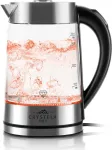 Veekeetja ETA Kettle | ETA515490000 CRYSTELA DIGI II | Electric | 2200 W | 1.7 L | Glass | 360&deg; rotational base | Glass