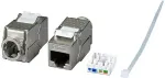 EFB Elektronik EFB Keystone Cat6A/RJ45/10GE Slim Metall Werkzeugfrei