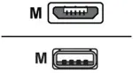 SHARKOON USB 2.0 A-B Micro black 0,5m